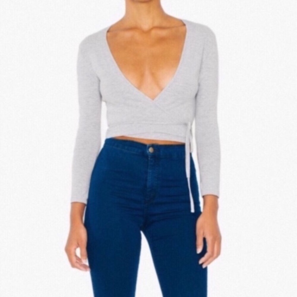 American Apparel Cotton Spandex Julliard Top EUC